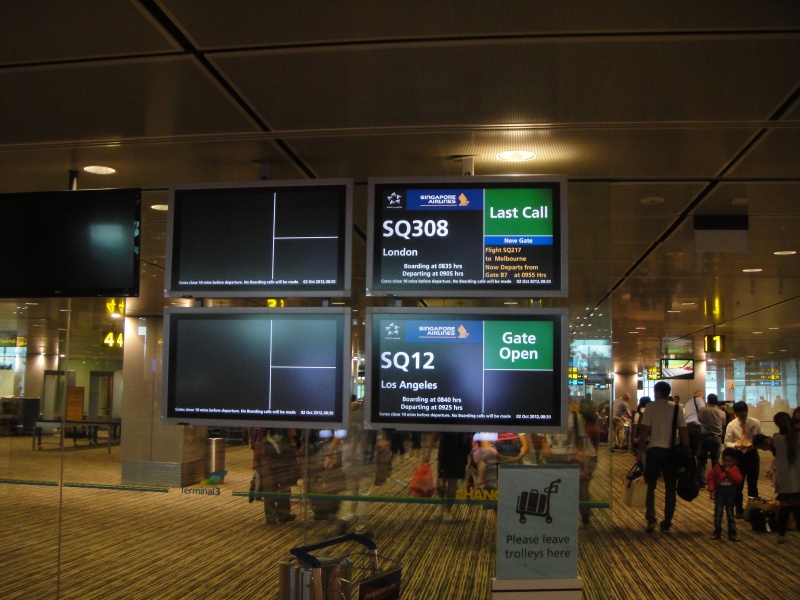 DSC05718 シンガポール到着。シンガポールからは何度乗ったか数え切れないSQ12便の登場。