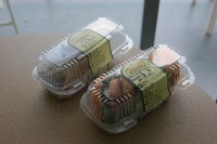IMG 1702  朝食はこちら。前日にスーパーで調達しておきました。カネはないけど気合いは有るぞと。