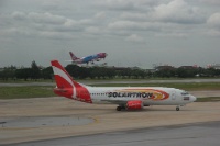 IMG 0574  現地格安航空会社さんで有らせられる、AirAsiaさんとNOK Airさん。意外と新しい機材をお使いじゃぁないですか。